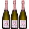 Champagne Montaudon La Grande Rosé Brut Sparkling Wine, France, incl. FeinWert E-Book (3 x 0.75 L) view 1