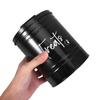 Black Iron Dog Treat Container with Lid view 4