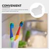 FRCOLOR 20-Piece Denture Brush Protective Covers, Travel Cases with Plastic Clips view 3