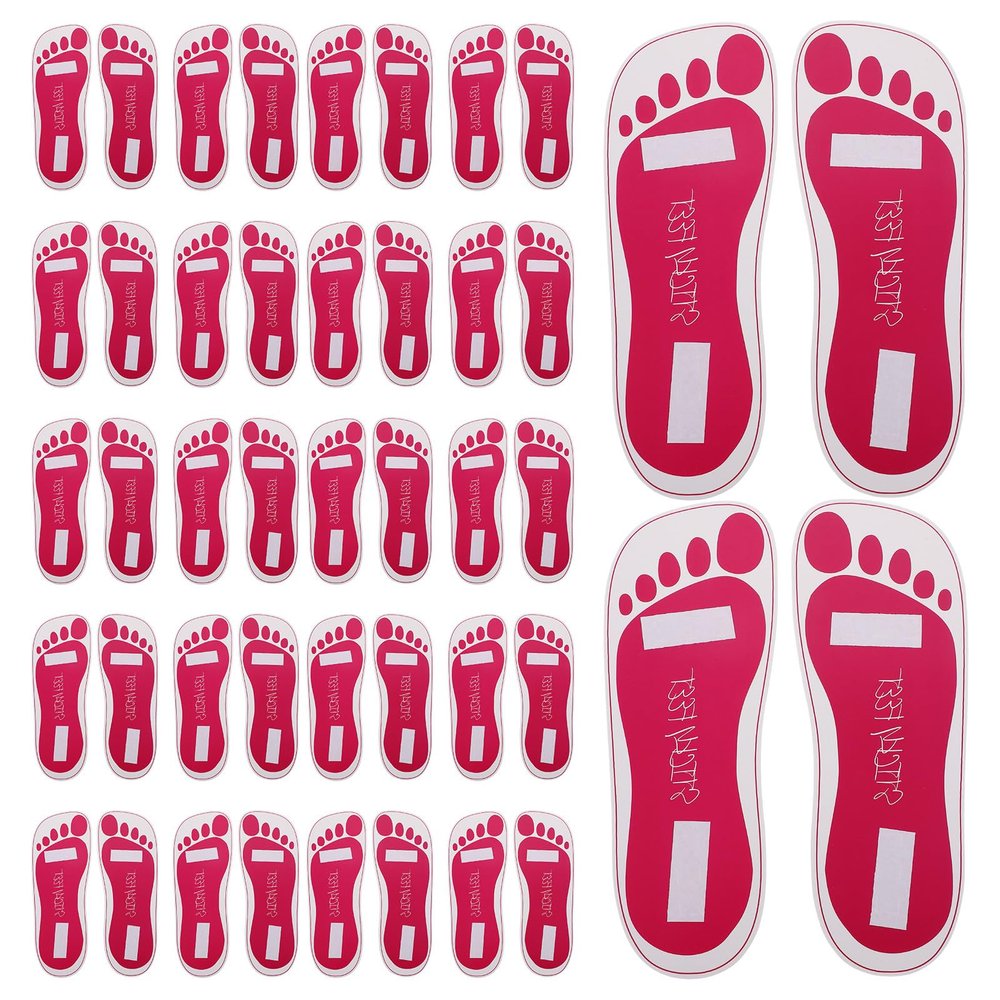 HONITANO 25 Pairs Disposable Sticky Foot Protection Pads for Spray Tanning