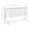 2-Piece Transparent Acrylic Nail Design Display Stands view 2