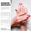 2-Piece Transparent Acrylic Nail Design Display Stands view 3