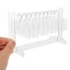2-Piece Transparent Acrylic Nail Design Display Stands view 4