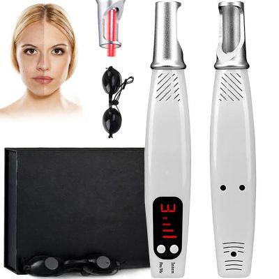 Laser Skincare Pen for Spot Removal – 9 Modes, 4 Levels for Skin Marks, Tattoos, Freckles, and Scars