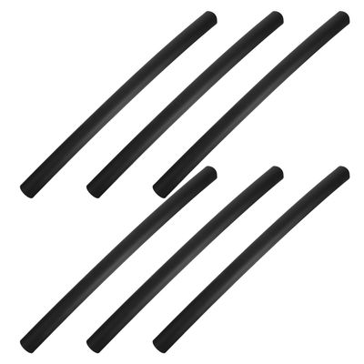 6-Piece Black Sponge Stroller Handle Covers