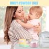 Portable Body Powder Container with Soft Puff view 3