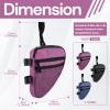 Amagogo Underarm Crutch Storage Bag, Rose view 4