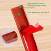 SMELEDFCFK U-Shaped Furniture Edge Banding, Burgundy, 18 mm x 1 m view 2