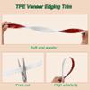 SMELEDFCFK U-Shaped Furniture Edge Banding, Burgundy, 18 mm x 1 m view 3