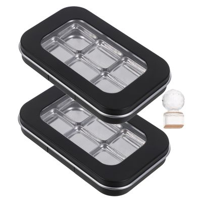 2-Piece Empty Magnetic Makeup Palette Set