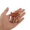 BESTonZON Safety Pin Brooch for Baby Clothing, Multifunctional Peach Wood Pin for Headscarves and Outfits view 4