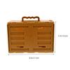 Portable Plastic Bird Transport Cage with Handle, Brown, 1 Pc. view 2