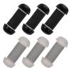 TOGEVAL 6-Piece Replacement Roller Heads for Electric Callus Removers, Waterproof Pedicure Rollers for Wet and Dry Use, Gentle Callus Removal view 1