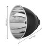 DOITOOL 183 cm Heat Lamp Shade, Metal Reflector Dome for Heat Lamps in Chicken Coops and Terrariums, Protective Cover for Reptile and Poultry Cages view 2