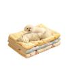 EUIYCBA Ultra-Soft Pet Blanket and Mat, Reversible Plush Bed for Dogs and Cats, All Seasons, Warm Fleece Sleeping Mat for Crate, Sofa and Travel (Style 2, L) view 2