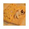 EUIYCBA Ultra-Soft Pet Blanket and Mat, Reversible Plush Bed for Dogs and Cats, All Seasons, Warm Fleece Sleeping Mat for Crate, Sofa and Travel (Style 2, L) view 3