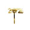 2026 Happy New Year Gold Acrylic Cake Topper view 1