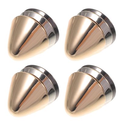 Toe Protection Caps for High Heels, 6 Pairs, Iron, Triangular Shape
