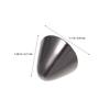 Toe Protection Caps for High Heels, 6 Pairs, Iron, Triangular Shape view 2