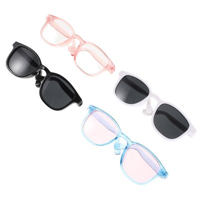 WEKAMOS 4-Pack Dog and Cat Sunglasses for Small Pets, UV Protection, Lightweight Design, Assorted Colors