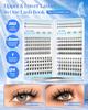 Obeyalash Manga Lash Clusters, DIY Wispy Lash Extensions with Tweezers view 2