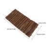 Toyvian Wooden Bird Tunnel Toy with Hanging Hooks for Parrots and Hamsters view 2