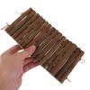 Toyvian Wooden Bird Tunnel Toy with Hanging Hooks for Parrots and Hamsters view 4