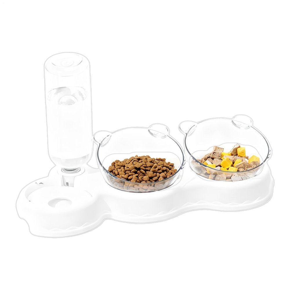 15° Slanted Non-Slip Cat Feeding Station