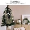 CORHAD 8-Piece Gold Glitter Artificial Leaf Decorations view 3
