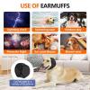 Dog Ear Protectors for Fireworks - Pink/Gray - S/M/L view 3
