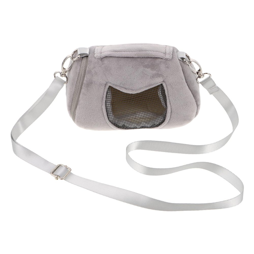 Hohopeti Small Animal Carrier Bag, Breathable Travel Bag with Flat Bottom