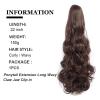 Wavy Synthetic Ponytail Hair Extension with Claw Clip view 2