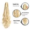 Wavy Synthetic Ponytail Hair Extension with Claw Clip view 3