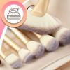 Retoo 18-Piece Makeup Brush Set, Synthetic Bristles, Silver, with Case view 4
