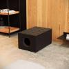 QLS Insulated Styrofoam Cat House, 60 x 40 cm, Black view 4