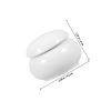 jojofuny Ceramic Pet Urn for Small Pets, White view 2