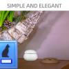 jojofuny Ceramic Pet Urn for Small Pets, White view 3