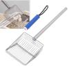 OVAQUIXI Stainless Steel Cat Litter Scoop, Durable Scoop for Beaches, 23.43 x 5.12 x 1.77 in (Blue) view 2