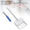 OVAQUIXI Stainless Steel Cat Litter Scoop, Durable Scoop for Beaches, 23.43 x 5.12 x 1.77 in (Blue) view 4