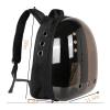 Cat Carrier Bag and Pet Backpack, Transparent Breathable Space Capsule (Tea Black) view 3