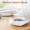 Nail Dust Collector with Adjustable Speed and LED Display view 3