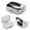 UFO LANDING 2-Compartment Waterproof Pill Case with Mirror view 2
