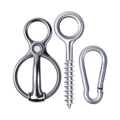 Stainless Steel Tie Rings, Harness Accessory