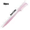 Bunny Brush Grooming Comb, 9 cm, 10-Piece ABS Small Pet Cleaning Supplies for Hamsters, Ferrets, Indoor Use, Coat Care, Sensitive Skin, Daily Grooming view 2