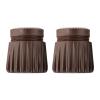 Gettimore Adjustable Bed Headboard Stoppers, 600 kg Capacity, ABS, 2-Pack, Yellow/Brown view 3