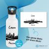 Gravur-Max Personalized Kids' Stainless Steel Water Bottle, 600 ml, White view 3