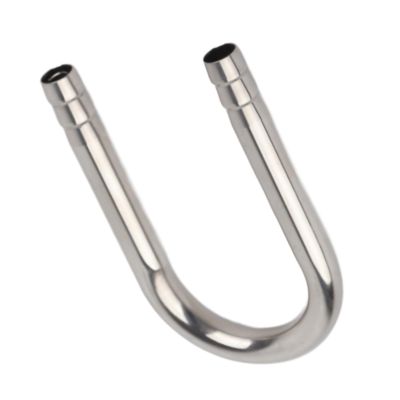 Qcwwy U-Shaped Stainless Steel Aquarium Connector Tube for Water Inlet and Outlet (1/3, 22–23 cm Circumference)