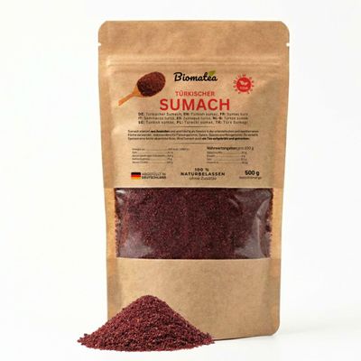 Biomatea Premium Sumac 500 g – Turkish Sumac from Gaziantep