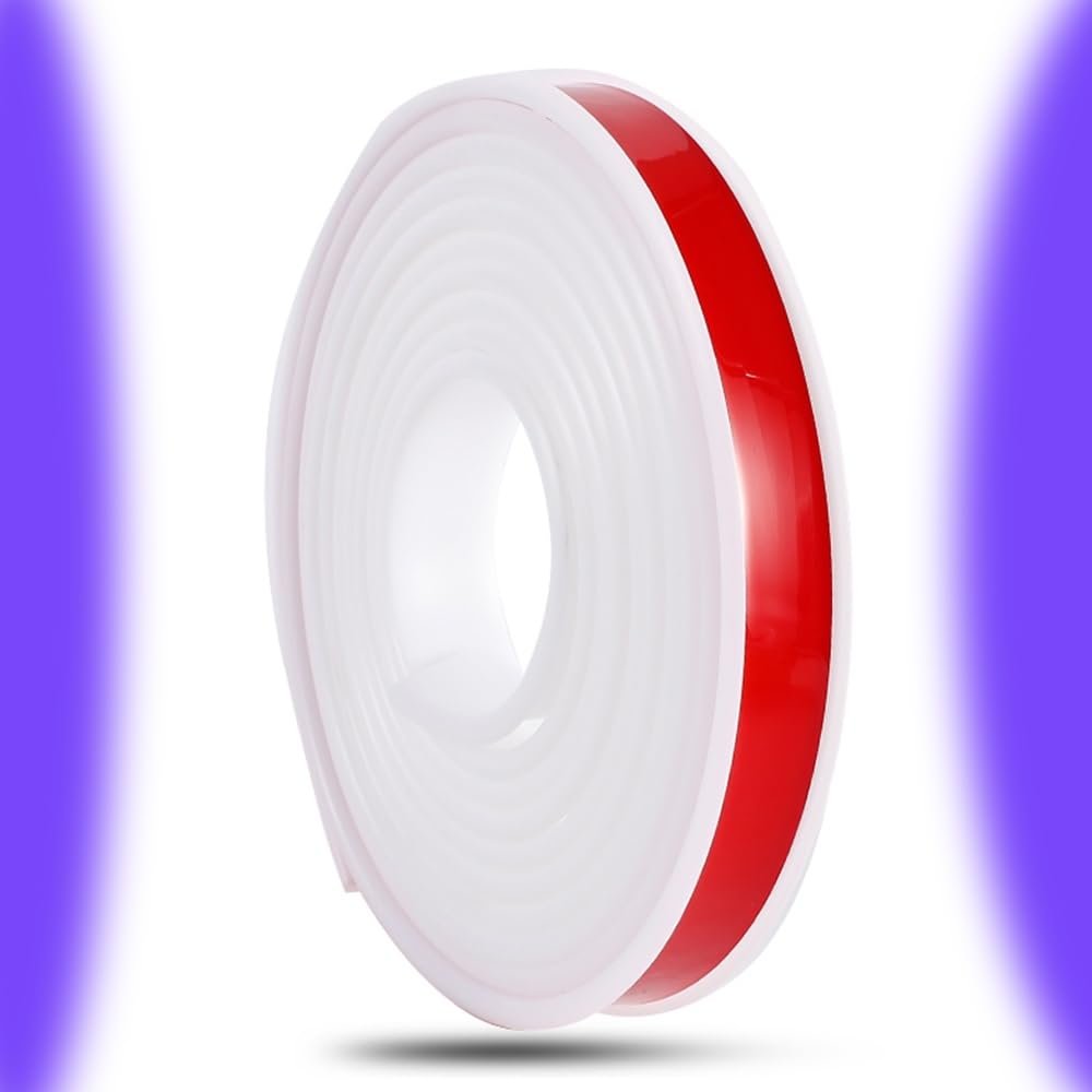 SMELEDFCFK 50 mm Furniture Edge Banding, Self-Adhesive U-Shaped Edge Trim, 5 m for Cabinets, Countertops and Furniture (White, 40 mm x 5 m)