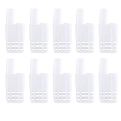 Oumefar Plastic Queen Bee Cages, Durable Insect Box Isolator Tool for Beekeeping, 10 Pieces/Set